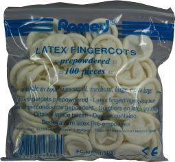 Vingercondooms latex medium