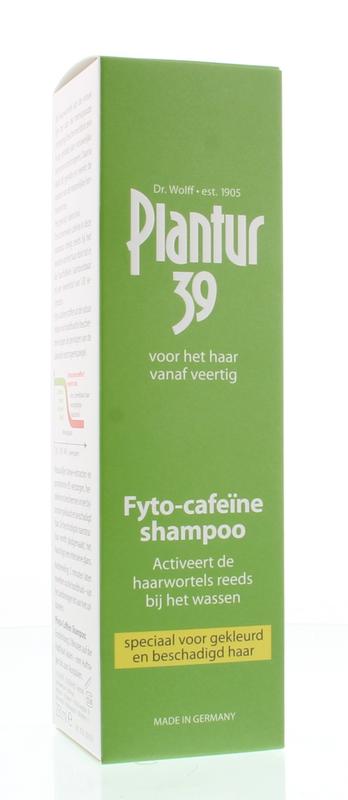 Caffeine shampoo gekleurd haar