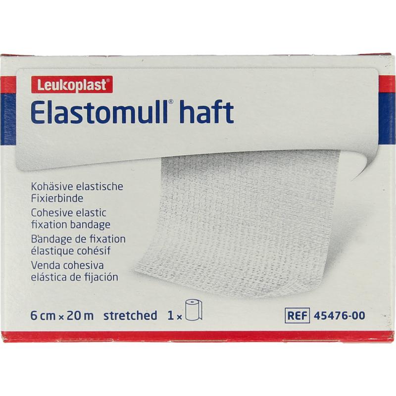 Elastomull haft 20 m x 6 cm 45476 beige/wit