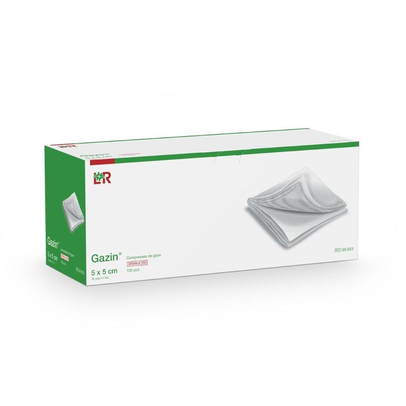Gaaskompres 5 x 5 cm niet steriel