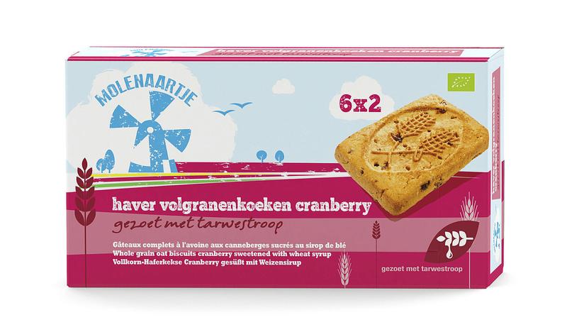 Haver volgranenkoeken cranberry