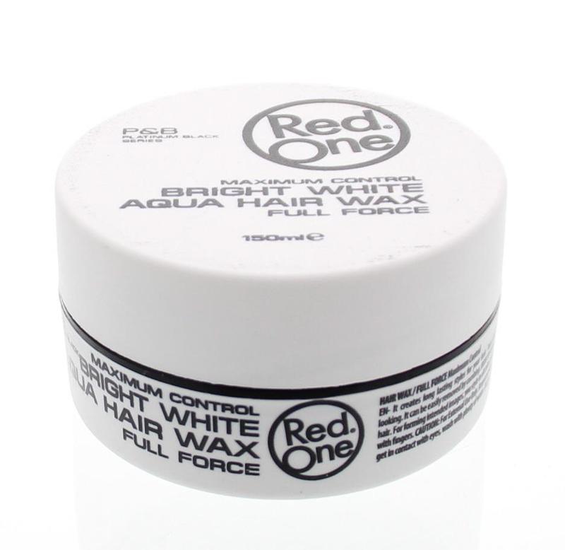 Haarwax aqua bright white