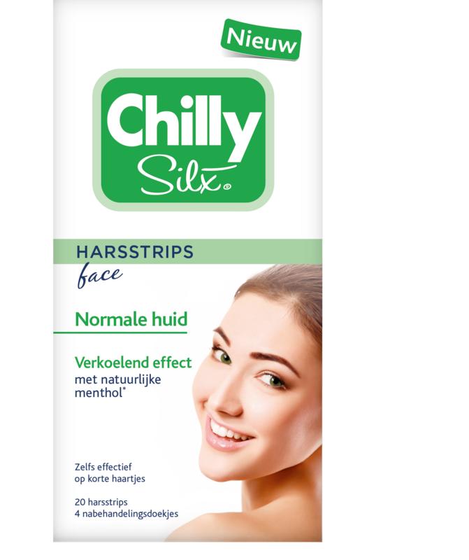 Harsstrips gezicht normale huid