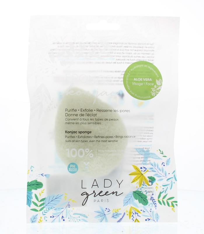 Konjac gezicht spons aloe vera