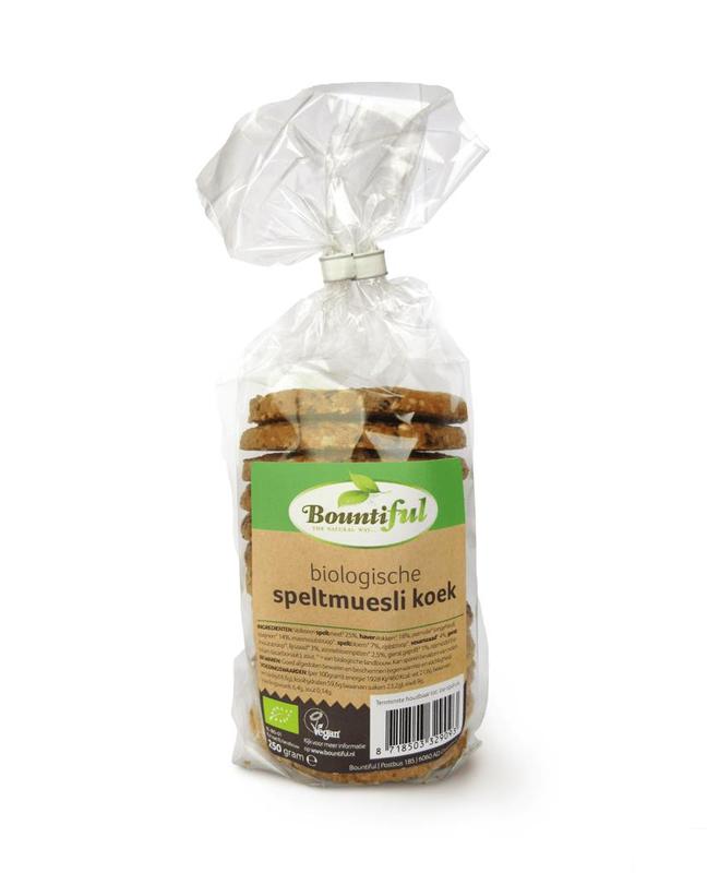 Spelt mueslikoeken bio