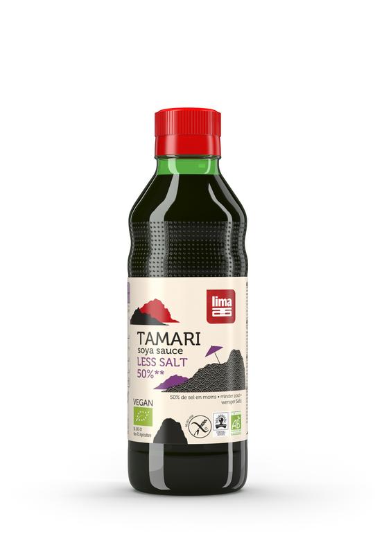 Tamari 50% minder zout