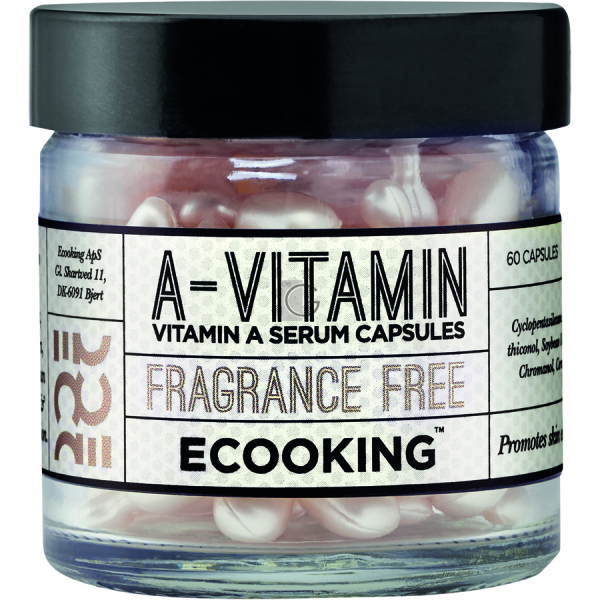 Vitamin a serum in capsules