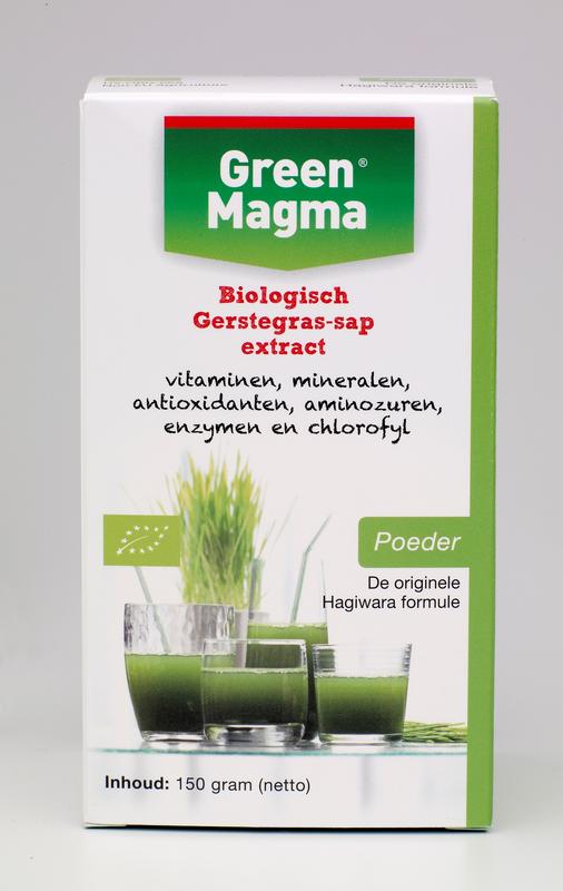 Green magma poeder