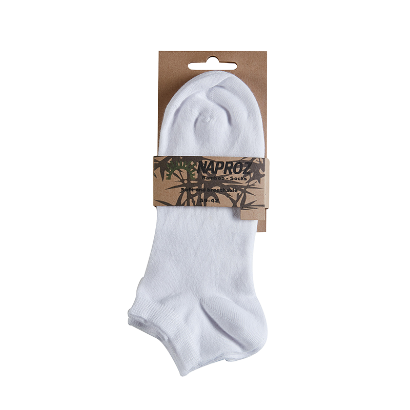 Naproz Airco Shortsocks bamboo 35-38 wit dames