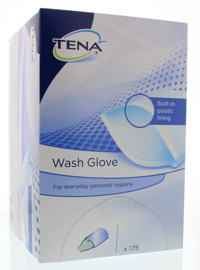 Washandje met plastic voering