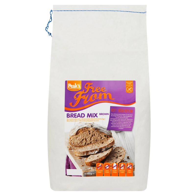 Peak's Broodmix bruin glutenvrij