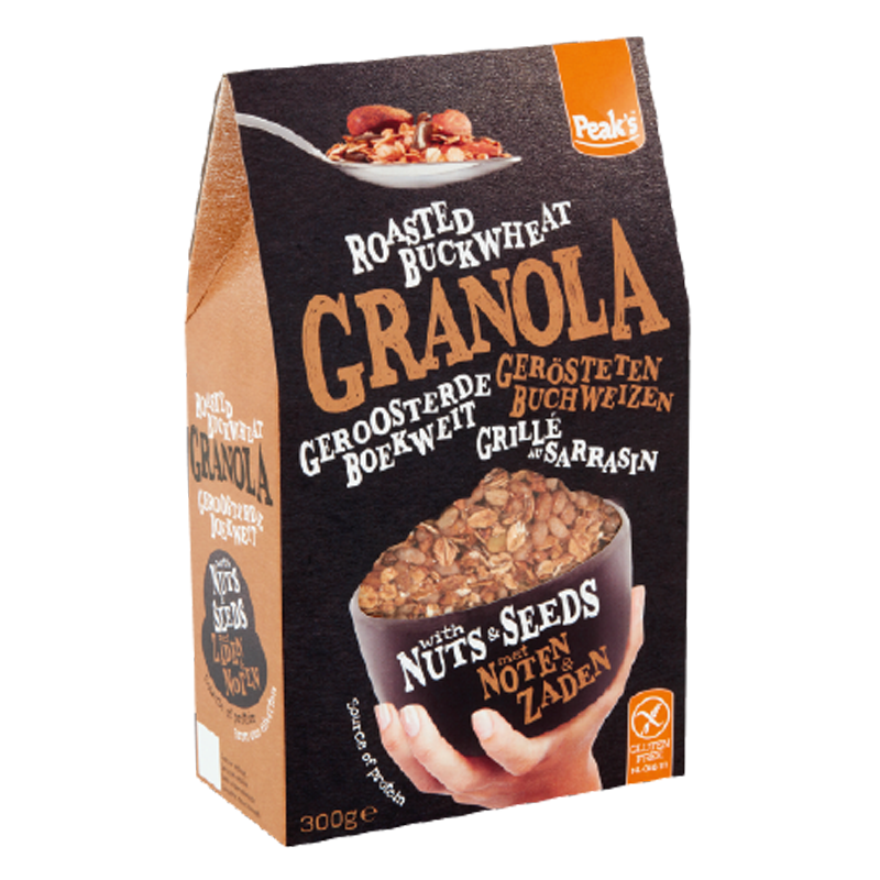 peaks free from Granola Boekweit met noten en zaden