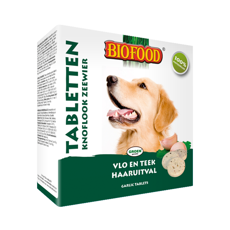 Biofood Knoflook Zeewier Tabletten Hond
