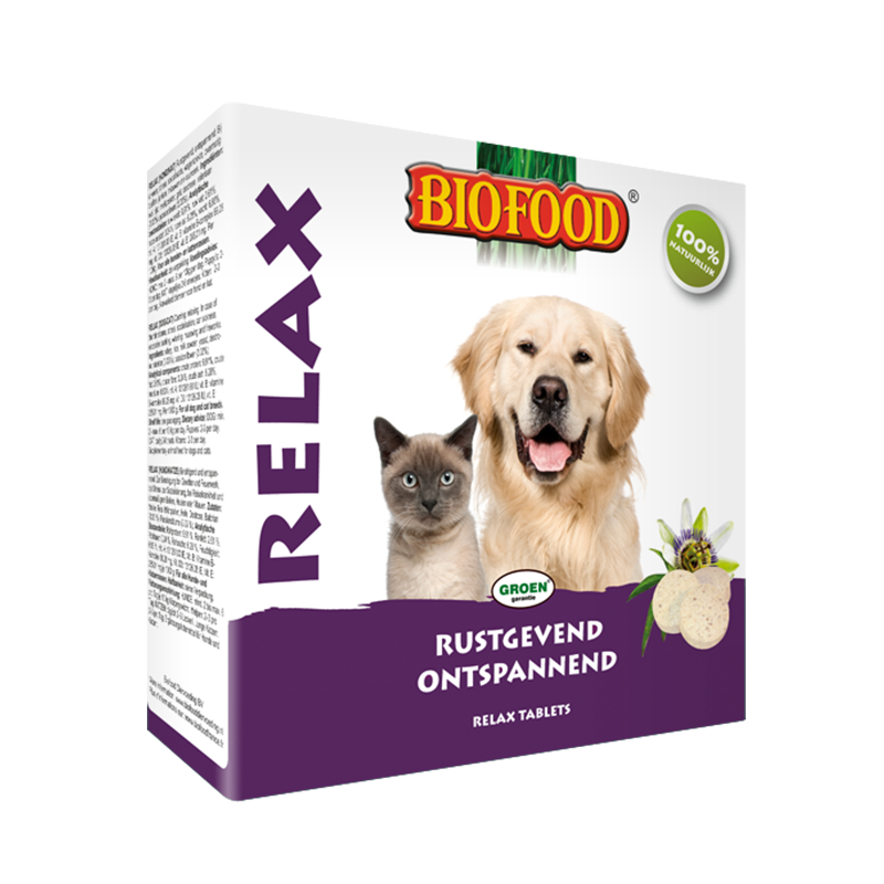 Biofood Relax Tabletten Hond en Kat