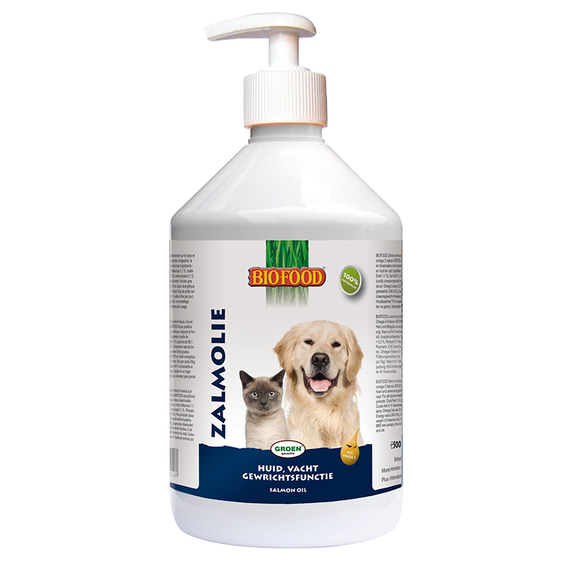 Biofood Zalmolie Hond en Kat