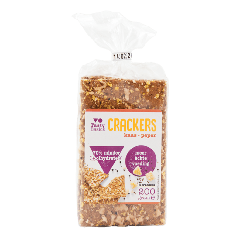 Tastybasics Cracker kaas-peper