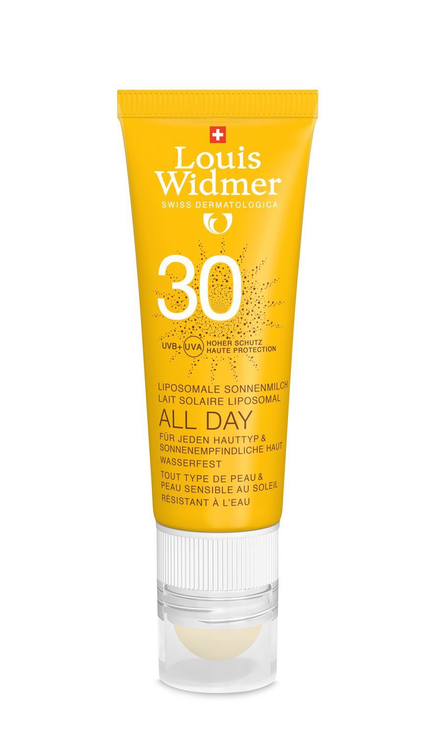 Widmer All Day 30 met Lippenverzorging Stick SPF 50 licht geparfumeerd
