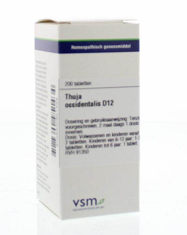 VSM Thuja occidentalis D12