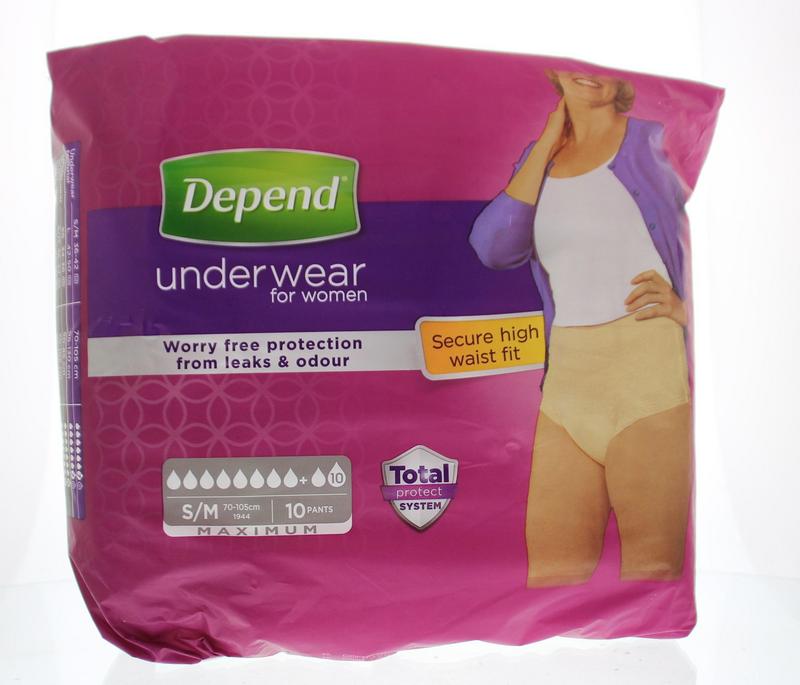 Depend Pants vrouw maximum S/M