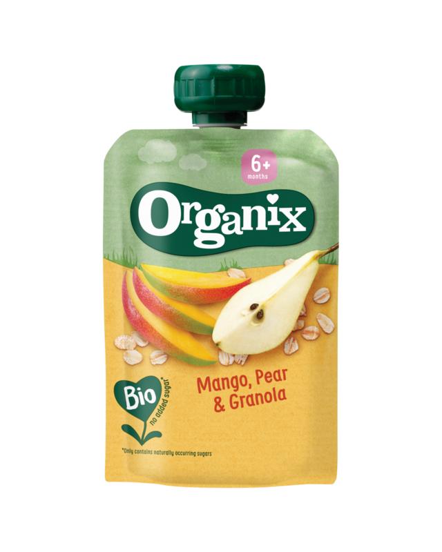 Organix Just Just oatmeal pear granola 6-36 maanden