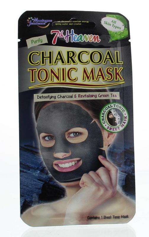 Montagne 7th Heaven face mask charcoal tonic sheet