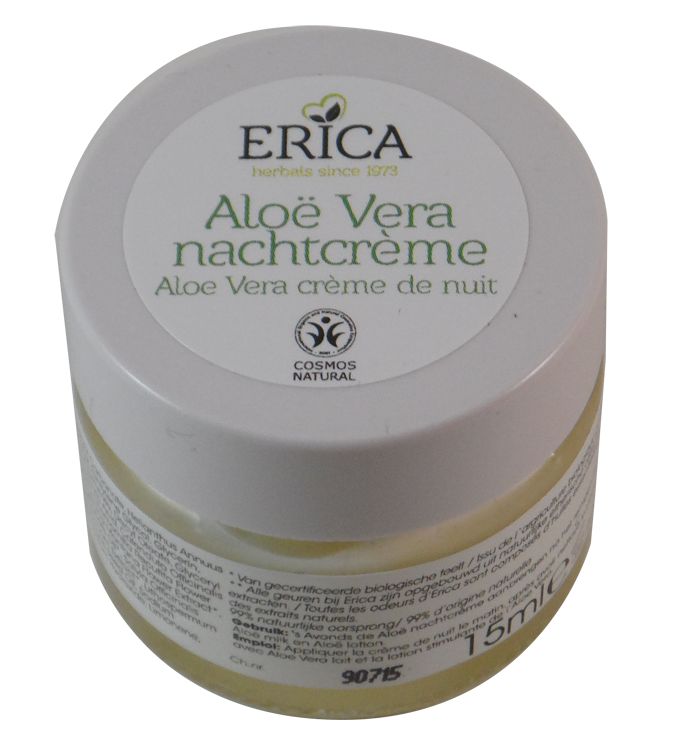 Erica Nachtcrème Aloë Vera 15 ml