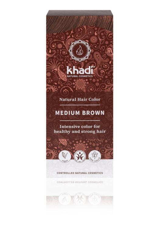 Khadi Haarkleur medium brown