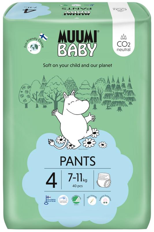 Muumi Baby Baby luierbroekje 4 7-11 kg