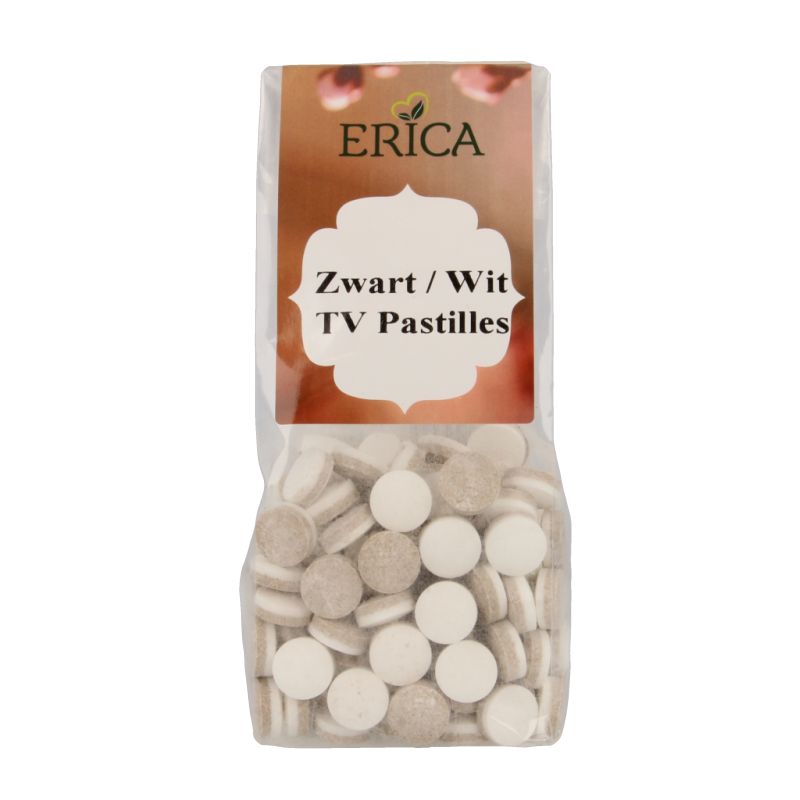 Erica Zwart wit TV pastilles