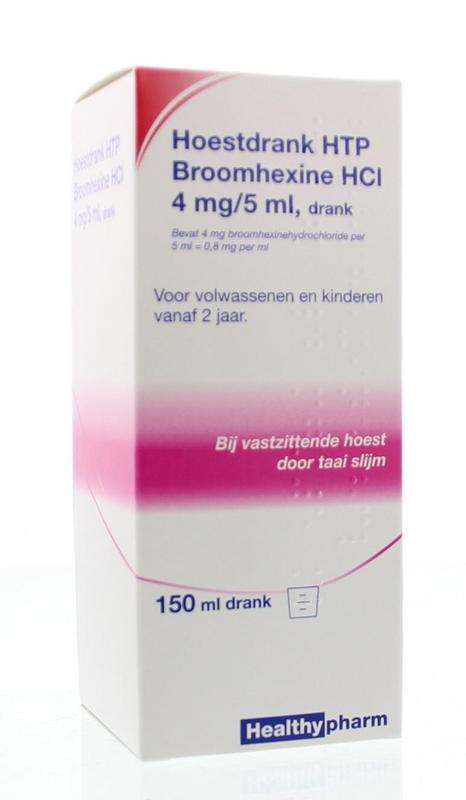 Healthypharm Hoestdrank broomhexine HCI 4 mg/5ml