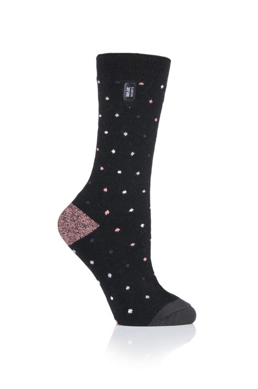 Heat Holders Ladies ultra lite socks berry black 4-8
