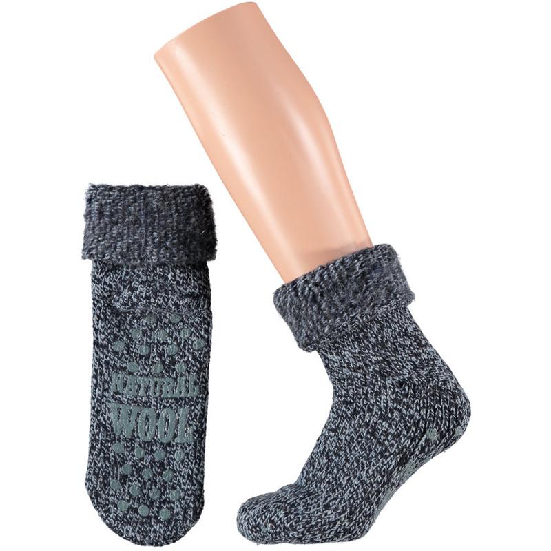 Apollo Slofsok anti slip unisex donker blauw 43-46