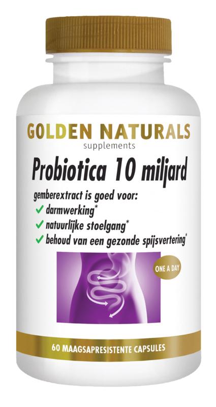 Golden Naturals Microbiotica 10 miljard 60vcaps